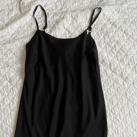 Calvin Klein | Dresses | Calvin Klein Black Midi Silk Slip Dress | Poshmark